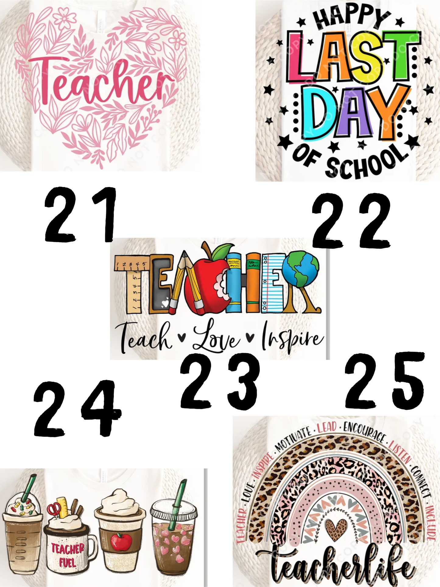 Teacher Pre Order