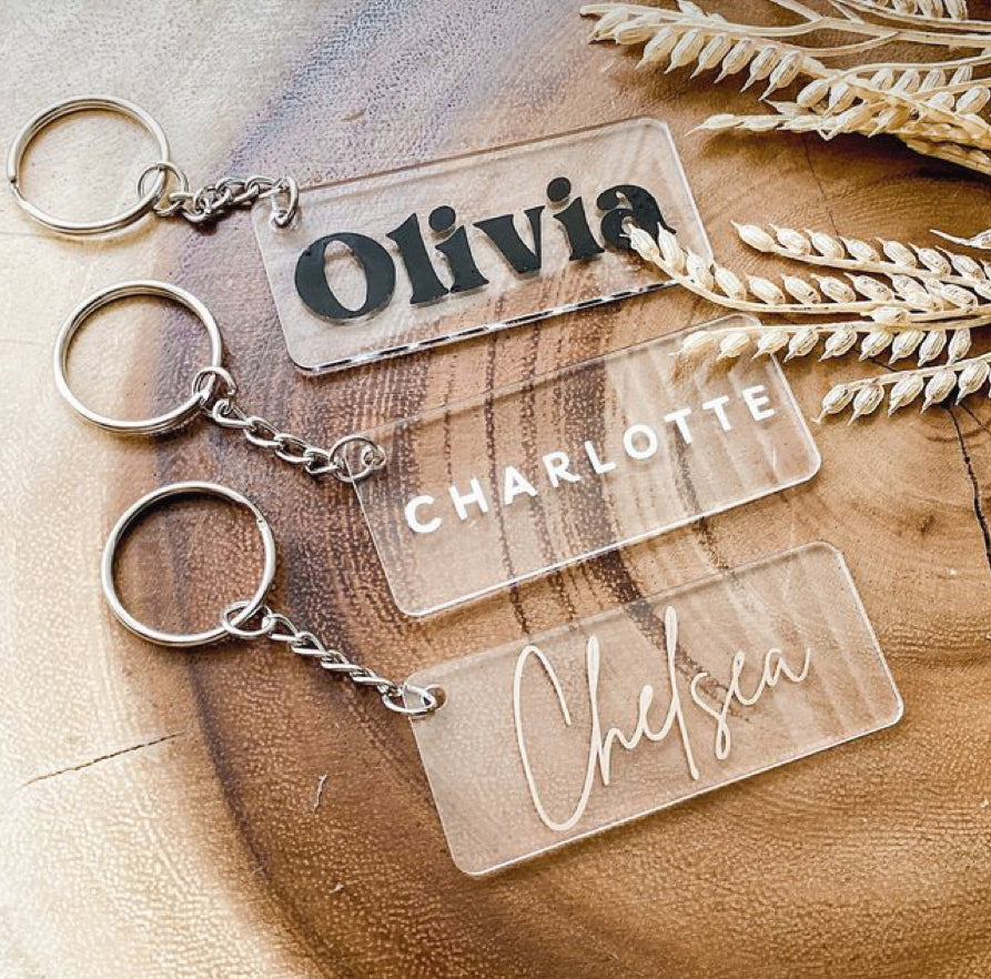 Keychain: short rectangle