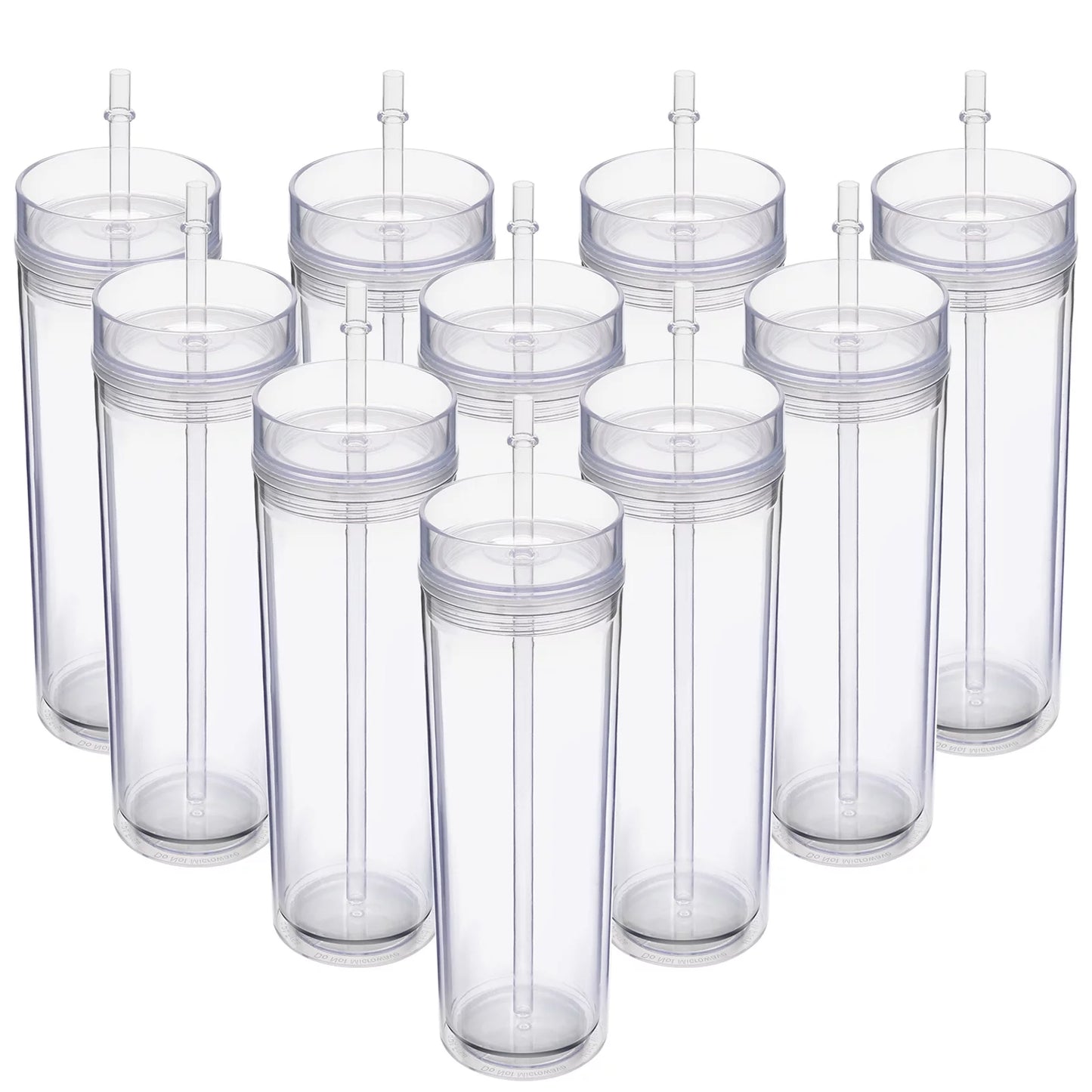 16 oz Snowglobe Plastic Tumbler