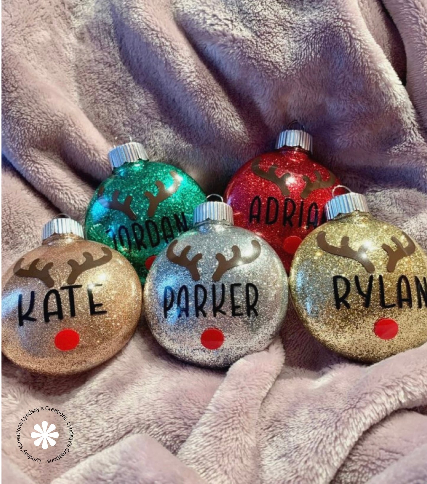 Red Nose Name Ornament