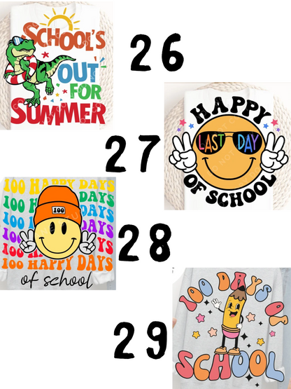 School Pre Orders