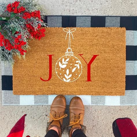 B: Christmas Doormat