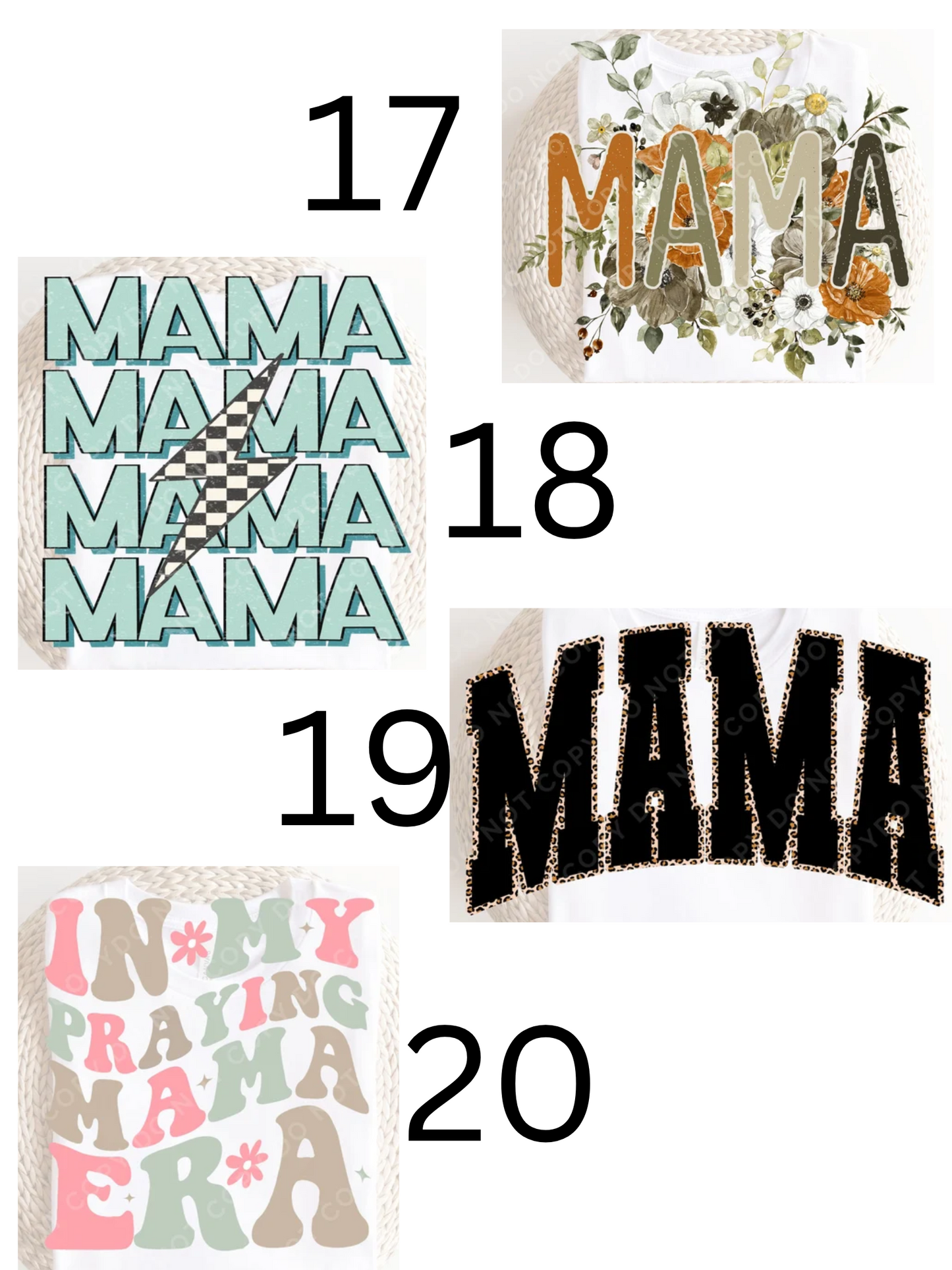 Mom/Mama Pre Order