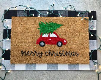 B: Christmas Doormat