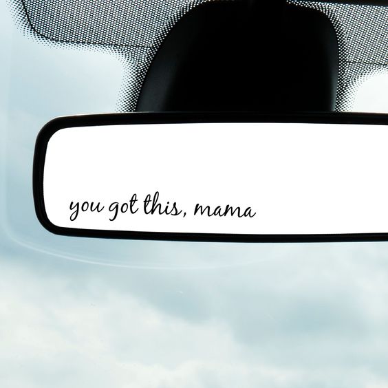 Custom Rear View Mirror Decals